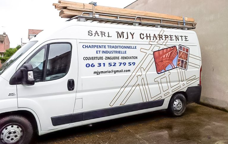 Marquage publicitaire Sarl MJY Charpente - Kristoffarts | Covering, Wrapping & PPF à Montauban