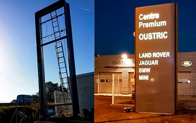 Enseigne extérieur Concessionnaire - Kristoffarts | Covering, Wrapping & PPF à Montauban