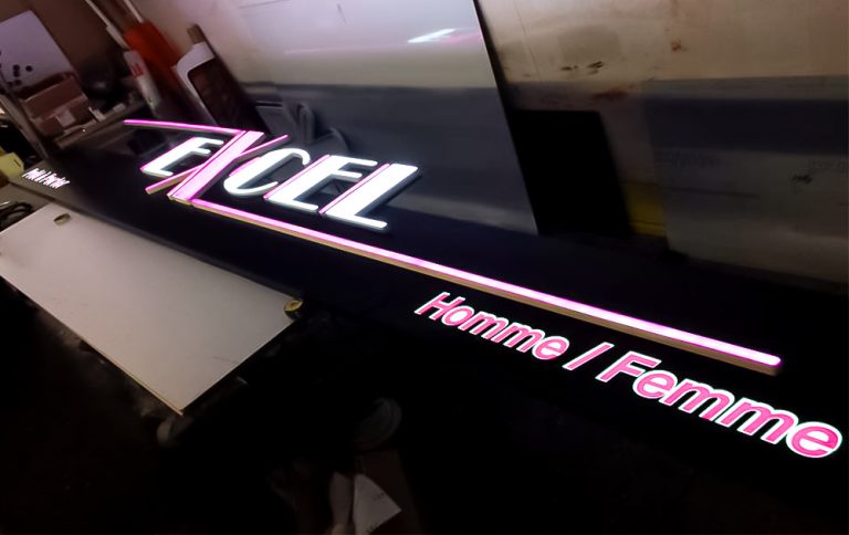 Création enseigne lumineuse EXCEL - Kristoffarts | Covering, Wrapping & PPF à Montauban