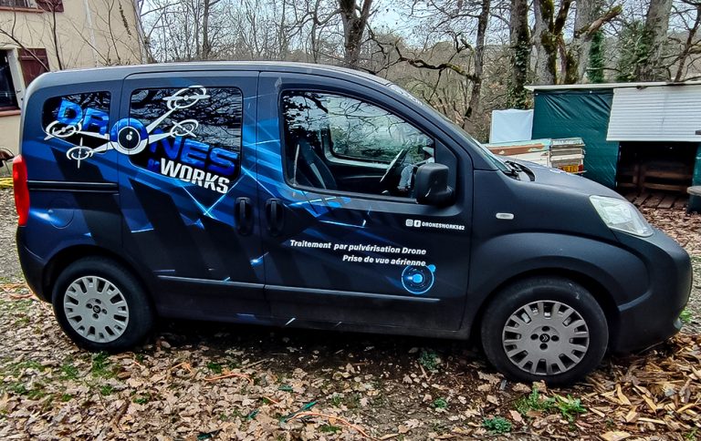 Marquage publicitaire Drones Work82 - Kristoffarts | Covering, Wrapping & PPF à Montauban